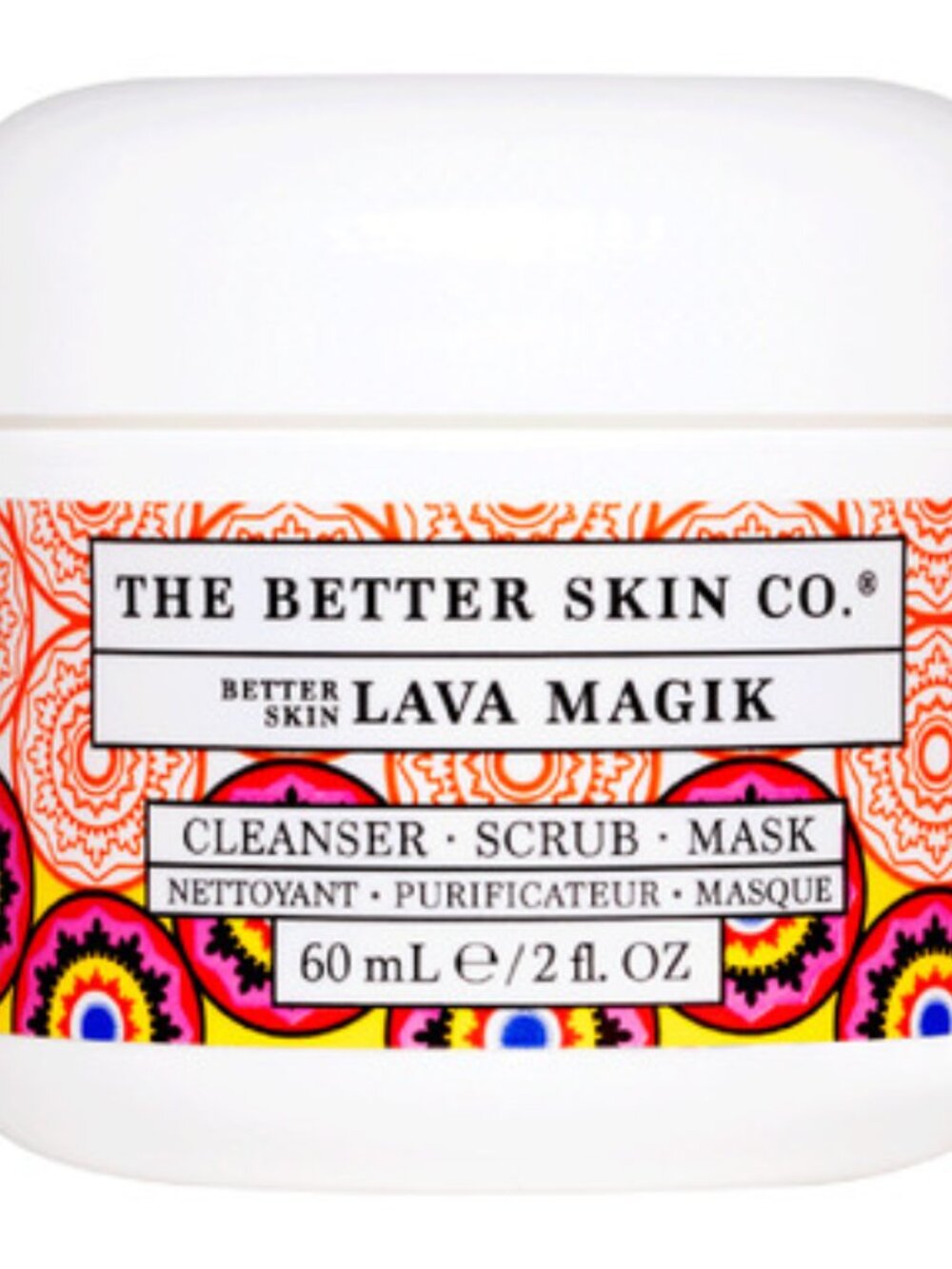 NEW Sealed The Better Skin Co. Lava Magik Cleanser Scrub Mask 60 ml 2 oz